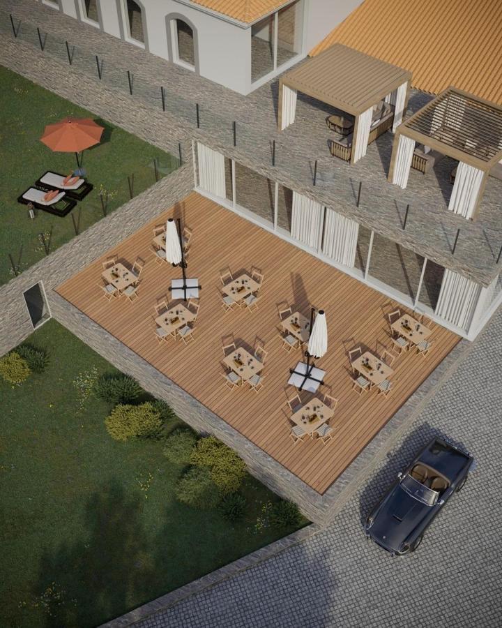 Douro Scala Mesão Frio Exterior foto 3D rendering of a patio